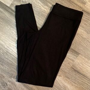 GAP Black Rayon/Viscose Leggings